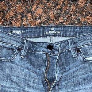 Liz Claiborne Women's Denim Straight Leg Jeans